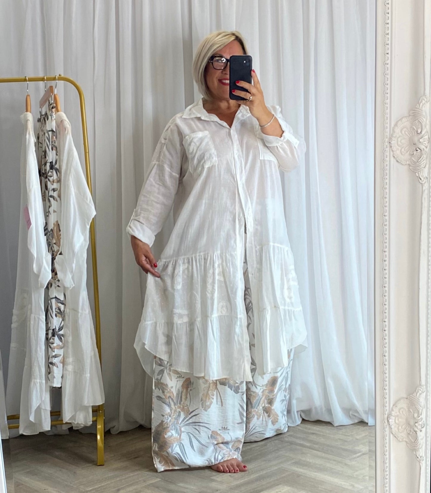 White Cotton Coverup