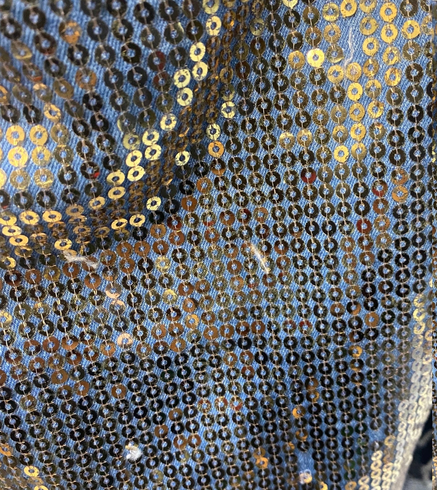 Gold sequins jeans