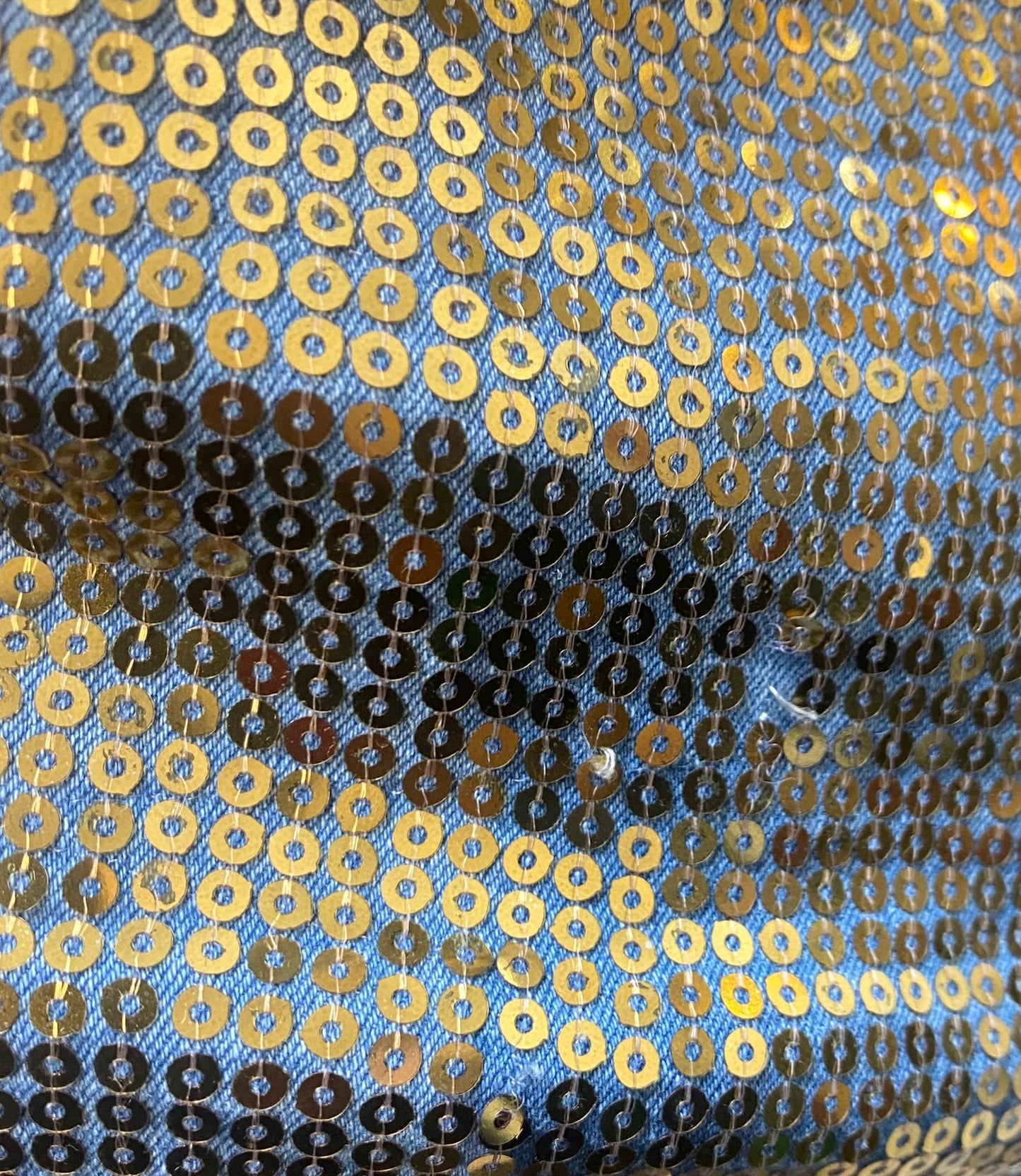 Gold sequins jeans