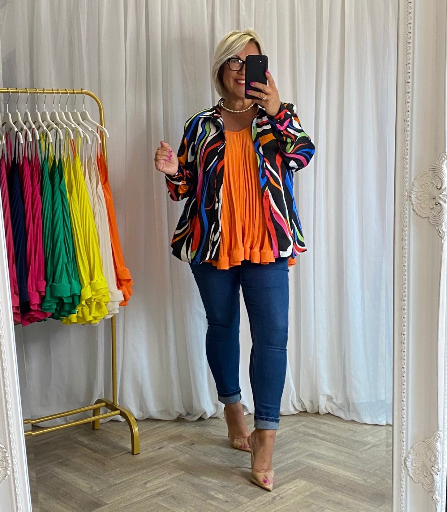 Black Multi Colour Shirt