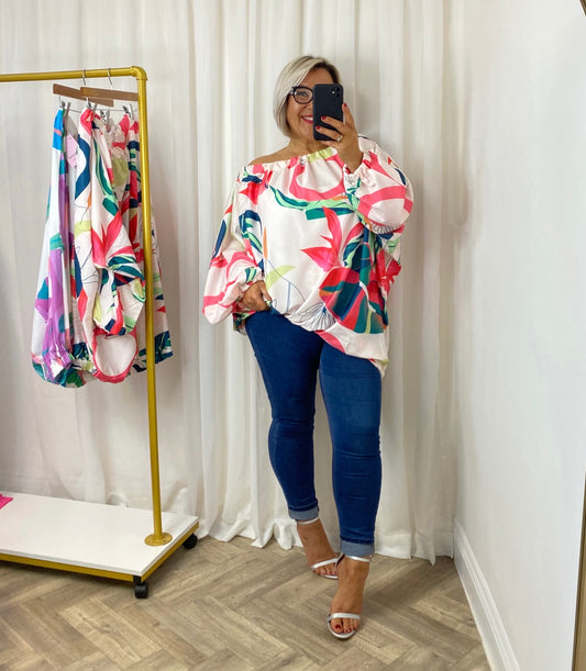 New Extreme Oversized Off The Shoulder Top / Dress